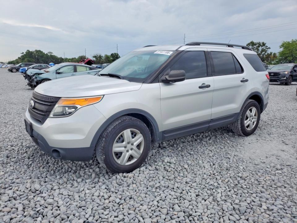 2013 Ford Explorer VIN 1FM5K7B85DGA10334 COPART salvage auction — MINOR DENT/SCRATCHES, Fl - Certificate Of Title, sold $600 on 2026-07-28 (photo 1)