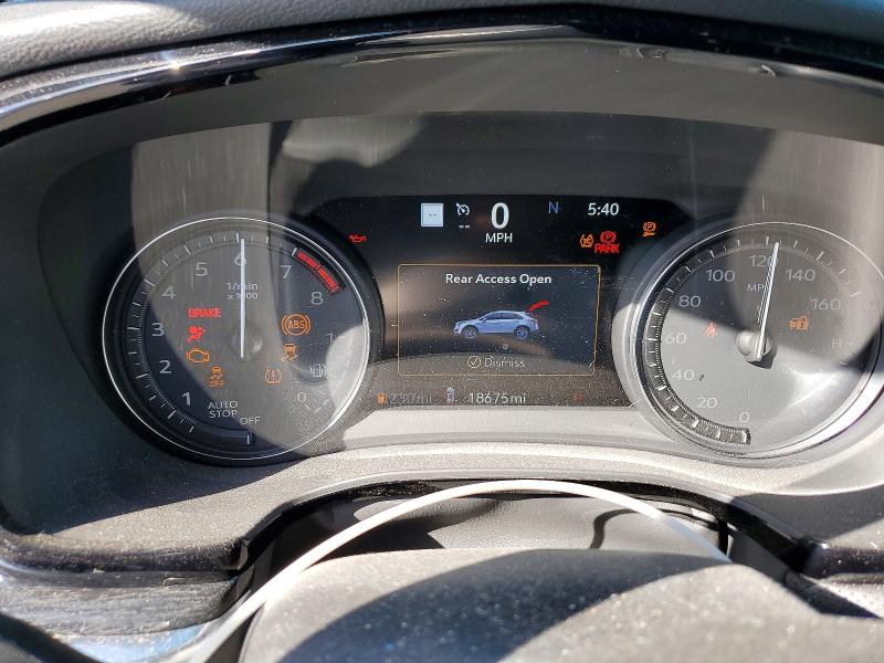 2021 Cadillac Xt5 VIN 1GYKNCRSXMZ109917 COPART salvage auction — FRONT END, Ca - Salvage Certificate, sold $6,500 on 2026-07-10 (photo 8)