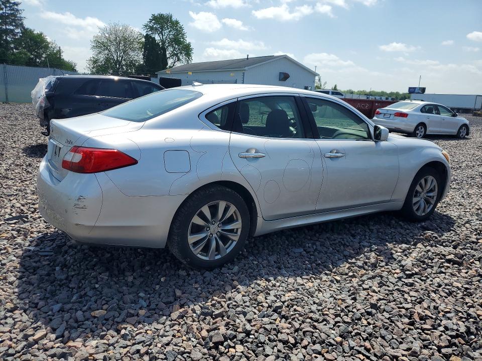2013 Infiniti M VIN JN1BY1AR9DM603762 COPART salvage auction — FRONT END, Salvage Title, sold $250 on 2026-07-21 (photo 3)