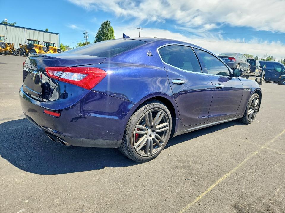 2015 Maserati Ghibli VIN ZAM57XSA0F1129869 COPART salvage auction — MECHANICAL, Or - Cert Of Title-Reconstructed, sold $1,200 on 2026-08-03 (photo 3)