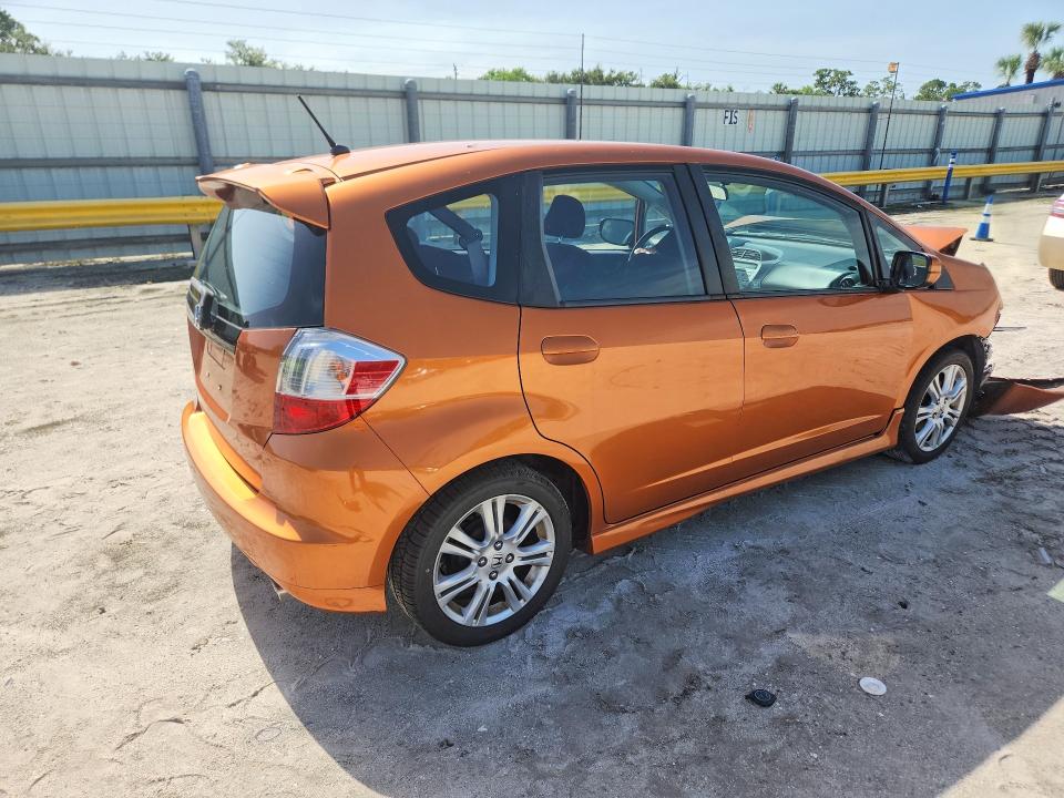2010 Honda Fit VIN JHMGE8H43AS008975 COPART salvage auction — FRONT END, FL - CERT OF TITLE SLVG REBUILDABLE, sold $100 on 2026-07-29 (photo 3)