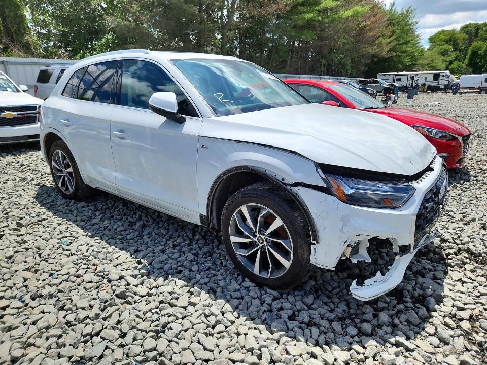 2023 Audi Q5 VIN WA1EAAFY1P2046421 COPART salvage auction — FRONT END, Wv - Certificate Of Title (P), sold $16,700 on 2026-07-28 (photo 4)