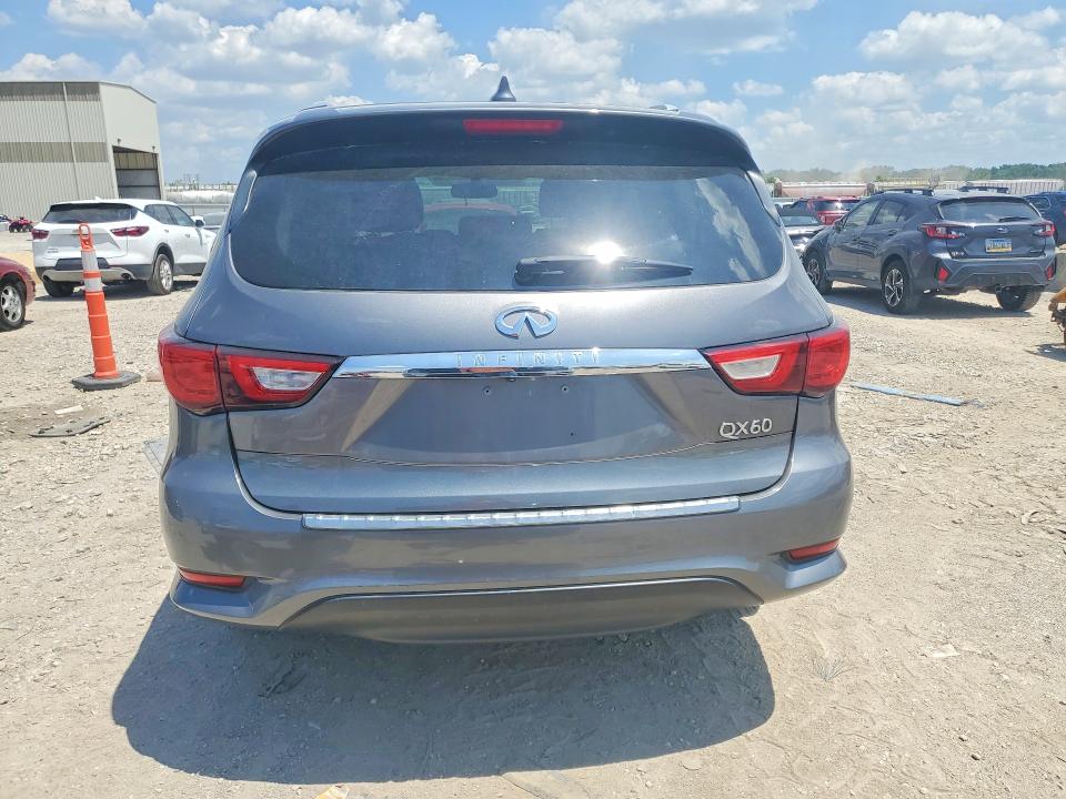 2017 Infiniti Qx60 VIN 5N1DL0MM2HC501998 COPART salvage auction — NORMAL WEAR, Ks - Dealer Only Clean Title, sold $350 on 2026-07-09 (photo 6)