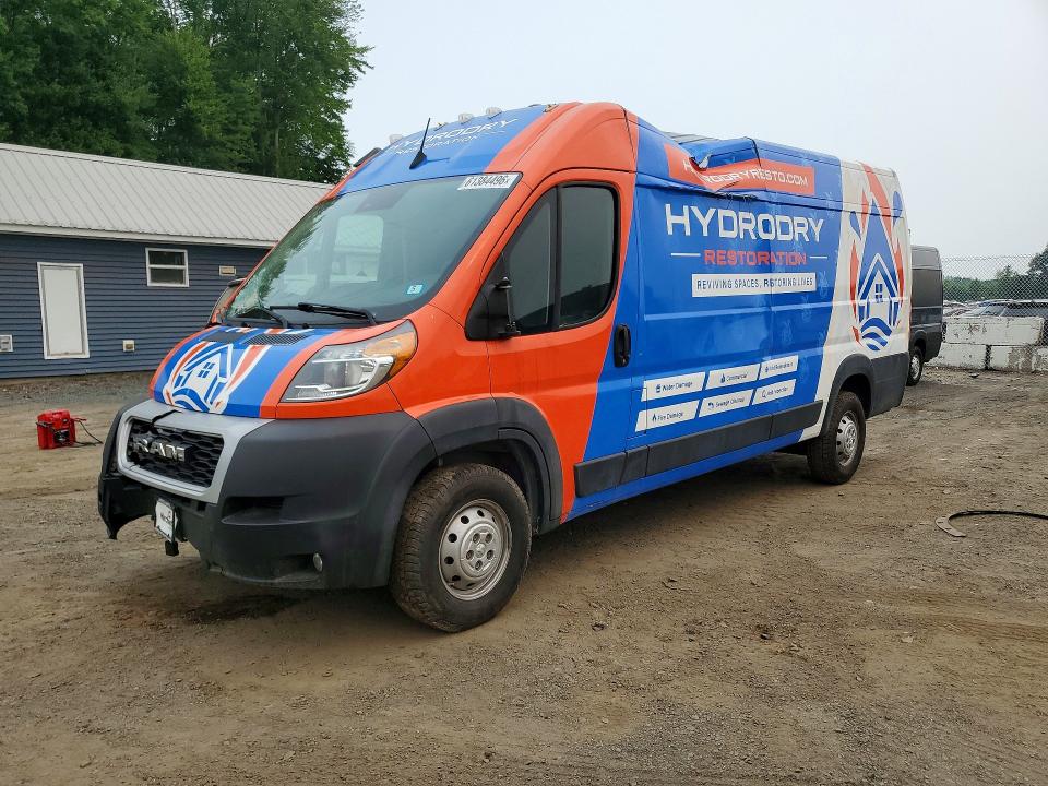2022 Ram Promaster 3500 VIN 3C6MRVJG8NE136401 COPART salvage auction — ROOF, NH - CERTIFICATE OF TITLE, sold $13,800 on 2026-07-27 (photo 1)