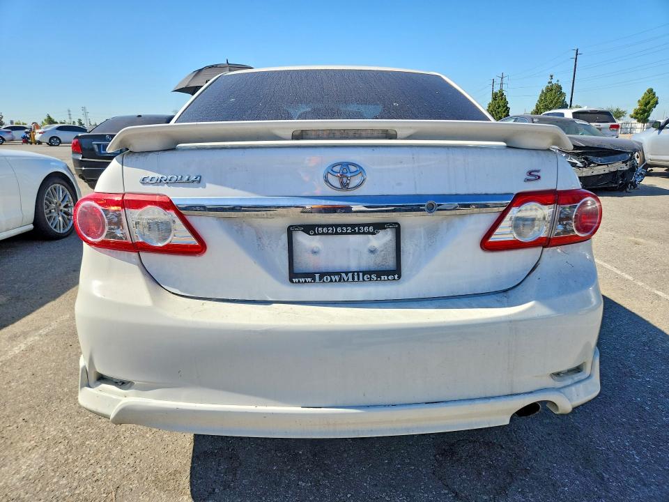 2013 Toyota Corolla VIN 5YFBU4EE0DP094059 COPART salvage auction — FRONT END, Ca - Salvage Certificate, sold $2,000 on 2026-07-16 (photo 6)