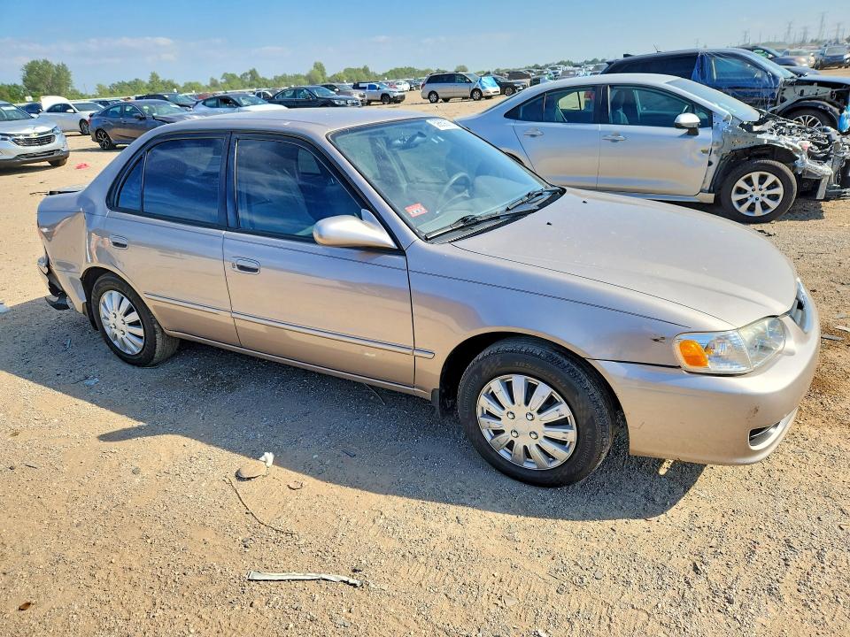 2001 Toyota Corolla VIN 1NXBR12E91Z529465 COPART salvage auction — REAR END, Il - Salvage Certificate, sold $250 on 2026-07-30 (photo 4)