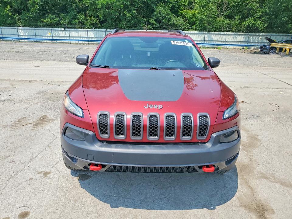2016 Jeep Cherokee VIN 1C4PJMBS8GW285295 COPART salvage auction — REAR END, Salvage Title, sold $1,000 on 2026-07-25 (photo 5)