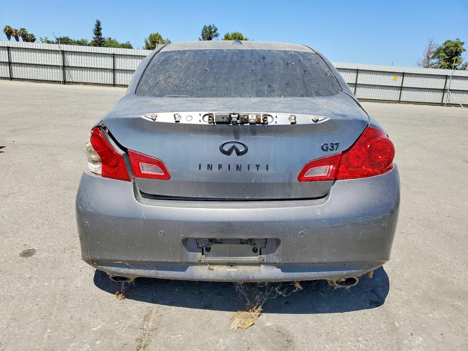 2010 Infiniti G37 VIN JN1CV6AP9AM401315 COPART salvage auction — REAR END, CA - DIS/DLR/EXP ONLY CLEAN TITLE, sold $425 on 2026-07-24 (photo 6)