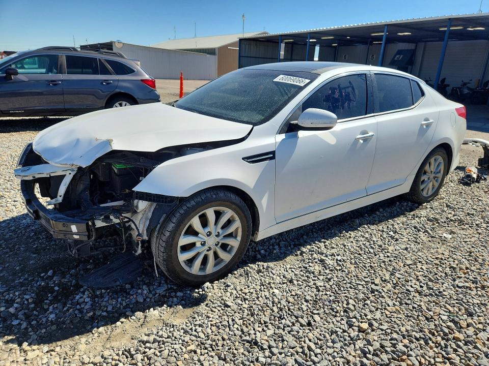 2015 Kia Optima VIN 5XXGN4A70FG356474 COPART salvage auction — FRONT END, Co - Salvage Title, sold $375 on 2026-07-28 (photo 1)