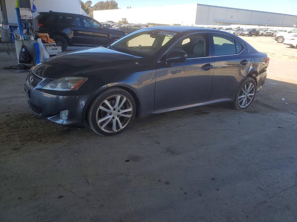 2006 Lexus Is VIN JTHBK262865017582 COPART salvage auction — REAR END, Ca - Salvage Certificate, sold $2,400 on 2026-07-30 (photo 1)
