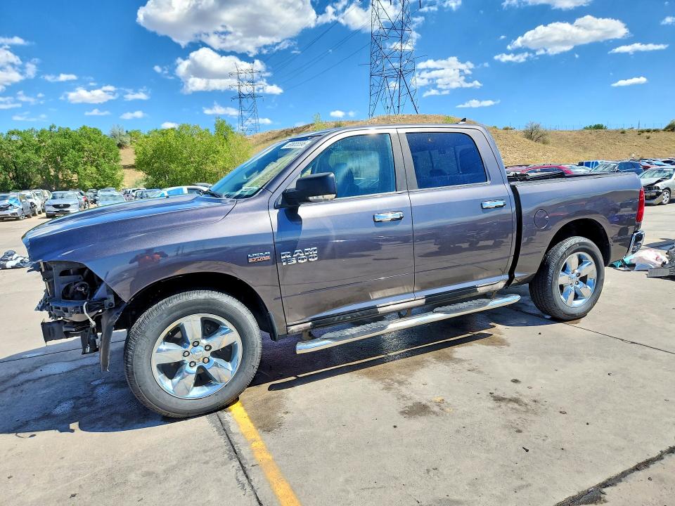 2015 Ram 1500 VIN 1C6RR7LT4FS705819 COPART salvage auction — FRONT END, Co - Public - Salvage Title, sold $7,300 on 2026-08-24 (photo 1)