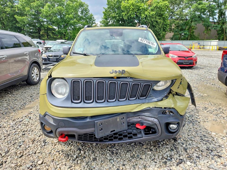 2015 Jeep Renegade VIN ZACCJBCT0FPB74980 COPART salvage auction — FRONT END, Ma - Cert Of Title-Reconstrctd Coll, sold $375 on 2026-08-05 (photo 5)