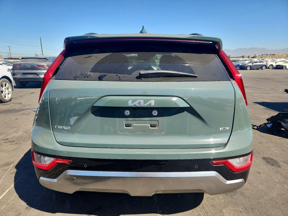2024 Kia Niro VIN KNDCR3LE0R5188126 COPART salvage auction — FRONT END, Ca - Salvage Certificate, sold $8,600 on 2026-08-19 (photo 6)