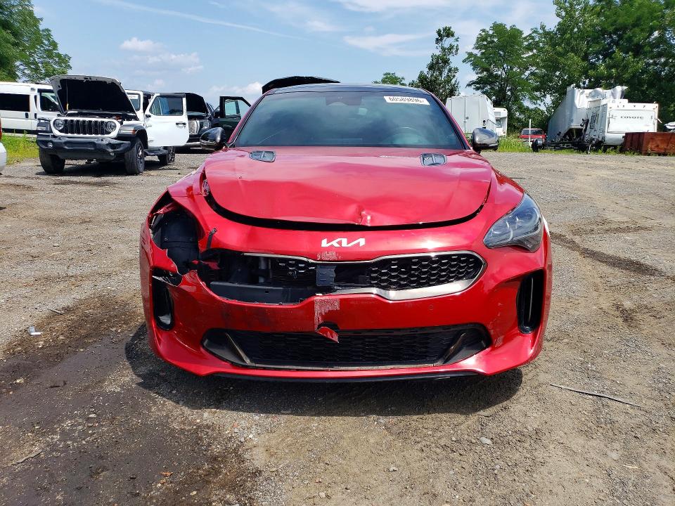 2023 Kia Stinger VIN KNAE55LCXP6130642 COPART salvage auction — FRONT END, Nj - Cert Of Title-Salvage, sold $9,800 on 2026-07-30 (photo 5)