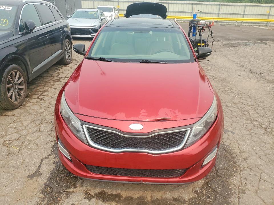 2014 Kia Optima VIN 5XXGN4A75EG313845 COPART salvage auction — MINOR DENT/SCRATCHES, MI - CERTIFICATE OF TITLE, sold $300 on 2026-07-31 (photo 5)