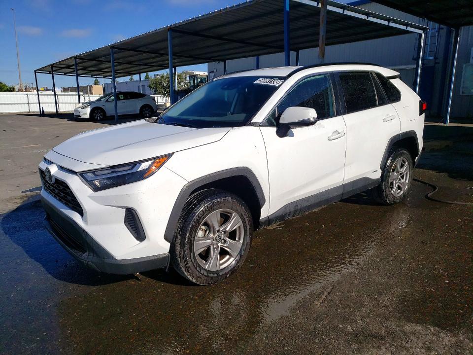 2024 Toyota Rav4 hybrid VIN 4T3RWRFV1RU142170 COPART salvage auction — REAR END, Ca - Salvage Certificate, sold $14,800 on 2026-07-27 (photo 1)