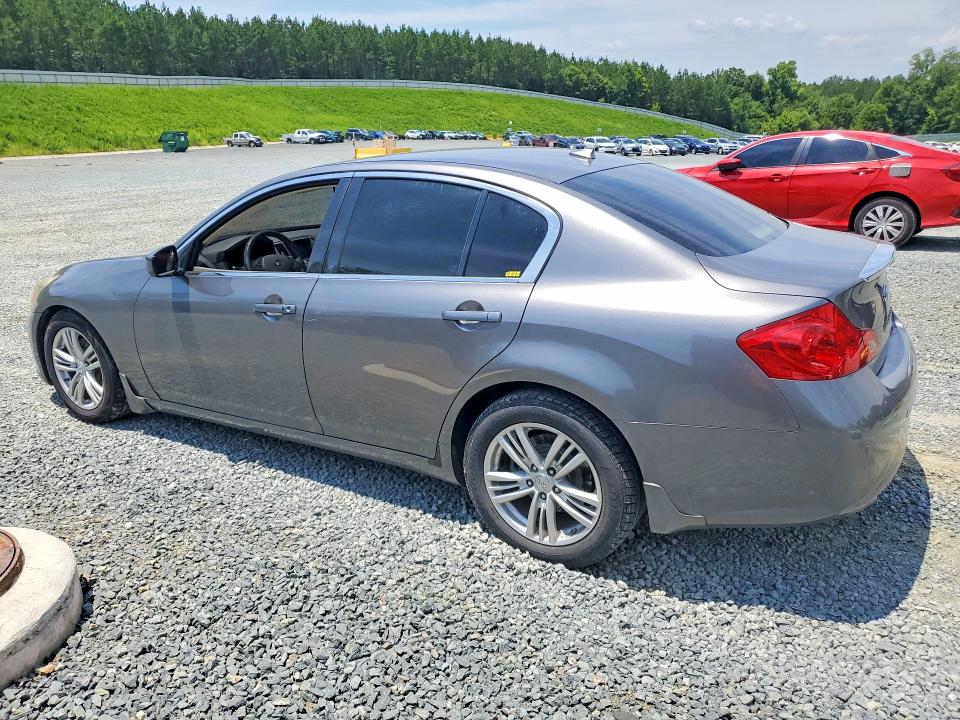 2013 Infiniti VIN JN1CV6AP8DM710360 COPART salvage auction — FRONT END, Nc - Salvage Certificate Of Title, sold $625 on 2026-07-30 (photo 2)