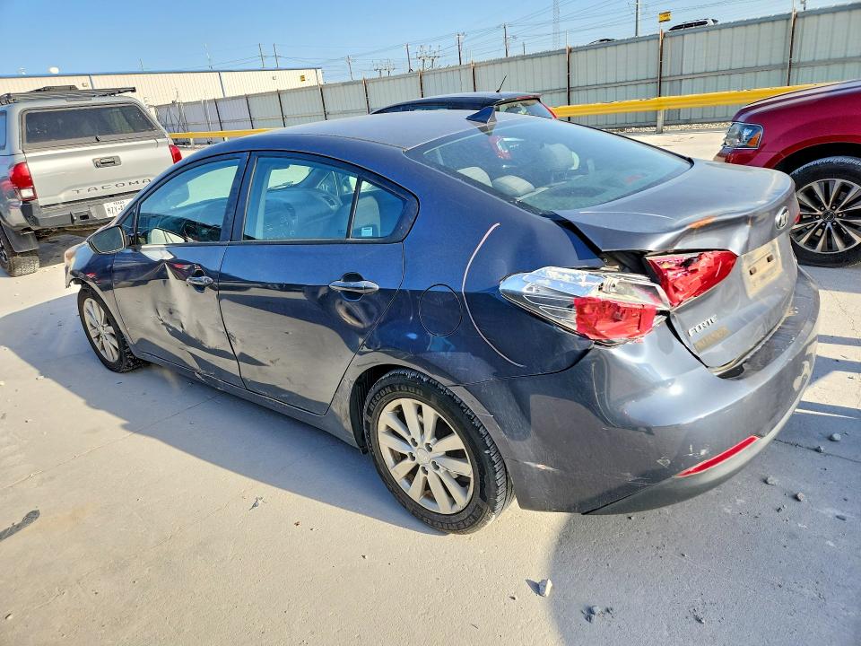 2015 Kia Forte VIN KNAFX4A66F5367722 COPART salvage auction — FRONT END, TX - SALVAGE VEHICLE TITLE (P), sold $875 on 2026-07-24 (photo 2)