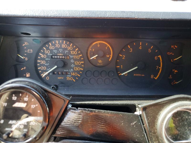 1987 Mitsubishi Starion VIN JA3CC54N1HZ031447 COPART salvage auction — REAR END, Ca - Dis/Dlr/Exp Only Lien Papers, sold $1,350 on 2026-07-27 (photo 9)