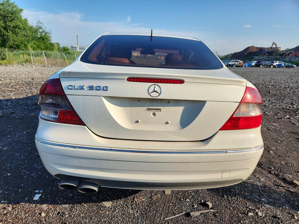 2006 Mercedes-benz Clk-class VIN WDBTJ75J16F168576 COPART salvage auction — FRONT END, NY - MV-907A SALVAGE CERTIFICATE, sold $325 on 2026-07-23 (photo 6)