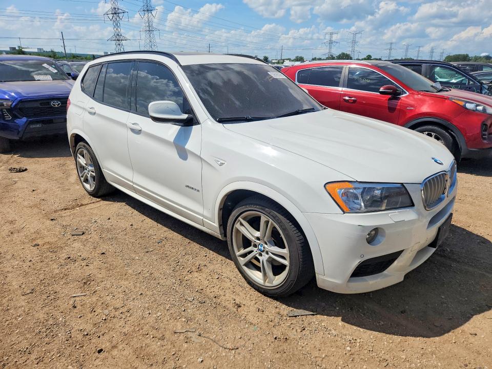 2014 BMW X3 VIN 5UXWX9C50E0D15729 COPART salvage auction — MECHANICAL, Il - Certificate Of Title, sold $1,250 on 2026-07-28 (photo 4)