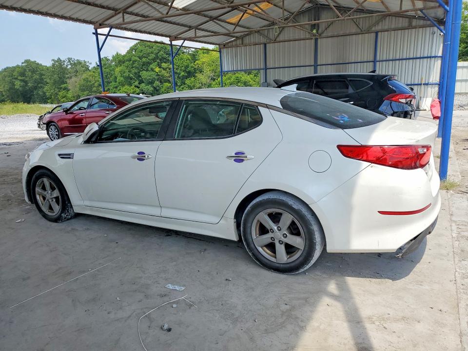 2015 Kia Optima VIN KNAGM4A78F5579270 COPART salvage auction — MECHANICAL, Ga - Certificate Of Title, sold $450 on 2026-07-09 (photo 2)