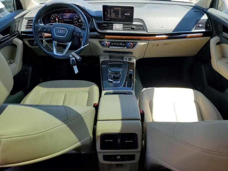 2018 Audi Q5 VIN WA1BNAFY5J2235295 COPART salvage auction — FRONT END, Ca - Salvage Certificate, sold $9,500 on 2026-08-27 (photo 8)