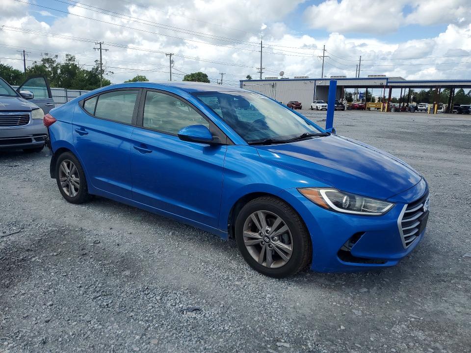 2018 Hyundai Elantra VIN KMHD84LF6JU473831 COPART salvage auction — REAR END, FL - CERTIFICATE OF TITLE, sold $725 on 2026-07-28 (photo 4)