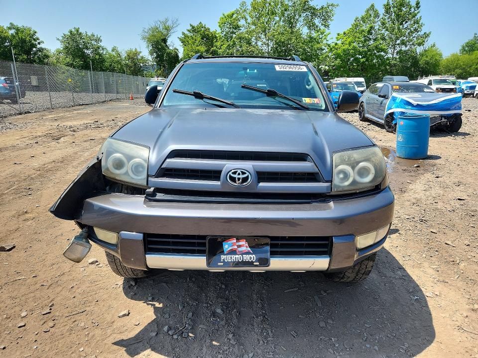 2003 Toyota 4runner VIN JTEBU14R138008508 COPART salvage auction — REAR END, PA - CERTIFICATE OF SALVAGE, sold $2,150 on 2026-07-15 (photo 5)
