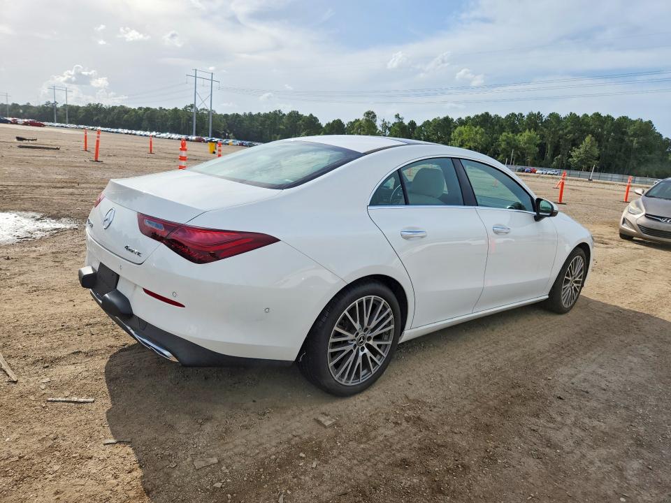 2025 Mercedes-benz Cla-klasse VIN W1K5J4HB8SN498170 COPART salvage auction — WATER/FLOOD, La - Certificate Of Title, sold $550 on 2026-07-21 (photo 3)