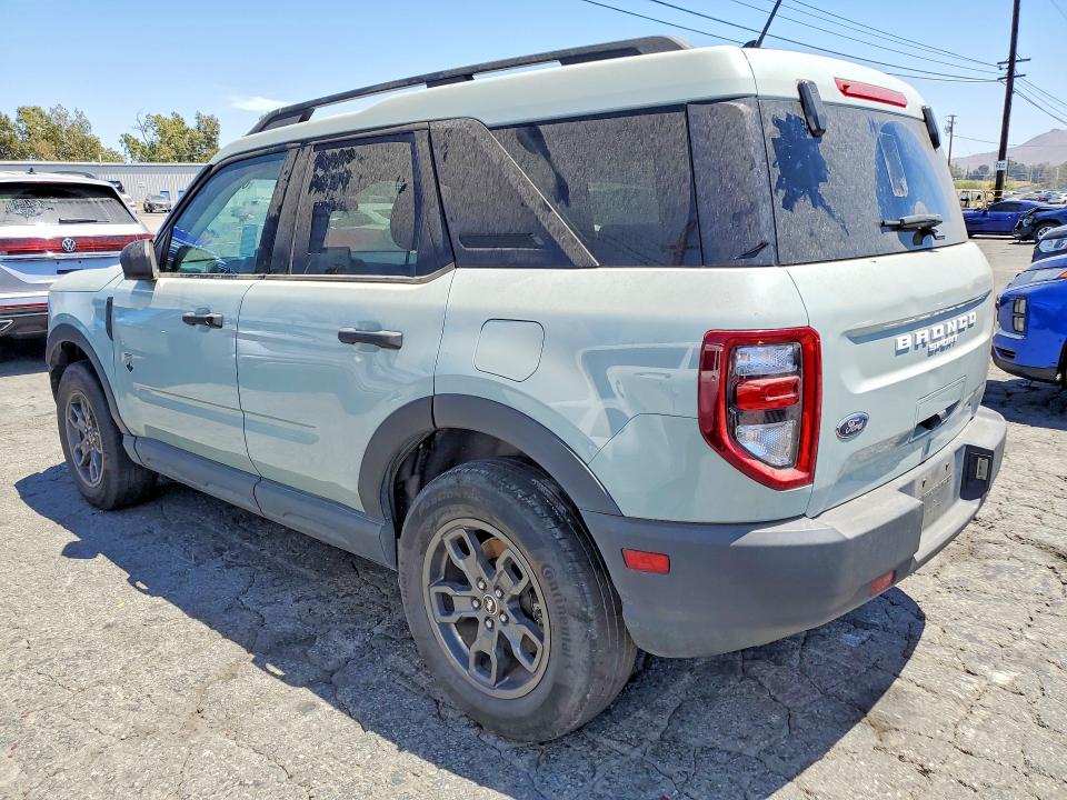2023 Ford Bronco sport VIN 3FMCR9B64PRD68289 COPART salvage auction — MINOR DENT/SCRATCHES, Ca - Dis/Dlr/Exp Only Clean Title (P), sold $8,300 on 2026-08-20 (photo 2)