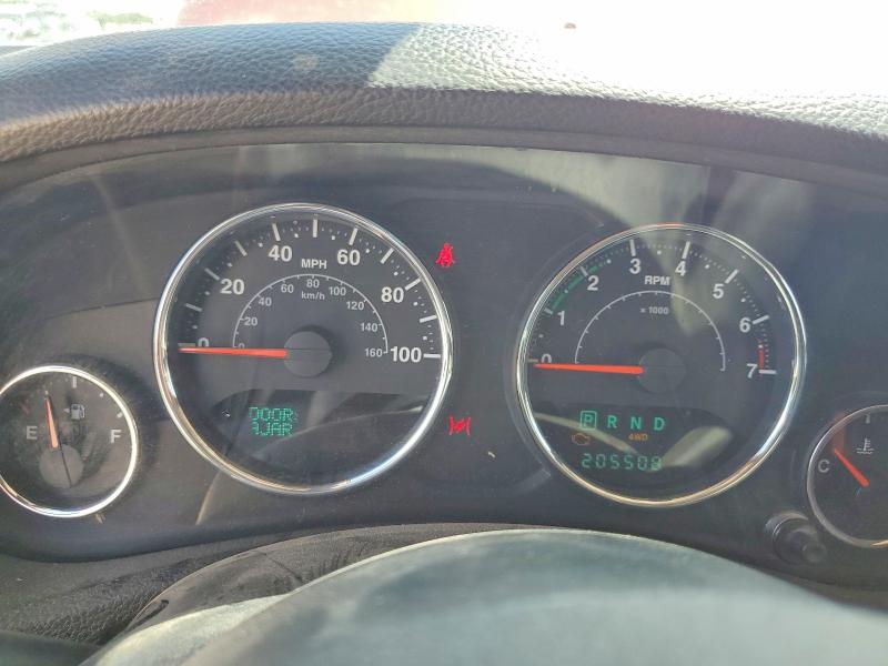 2013 Jeep Wrangler unlimited VIN 1C4BJWDG0DL574005 COPART salvage auction — MECHANICAL, TX - CERTIFICATE OF TITLE, sold $950 on 2026-07-09 (photo 9)