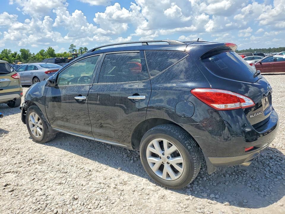 2014 Nissan Murano VIN JN8AZ1MU2EW408196 COPART salvage auction — FRONT END, TX - CERTIFICATE OF TITLE (P), sold $725 on 2026-07-28 (photo 2)