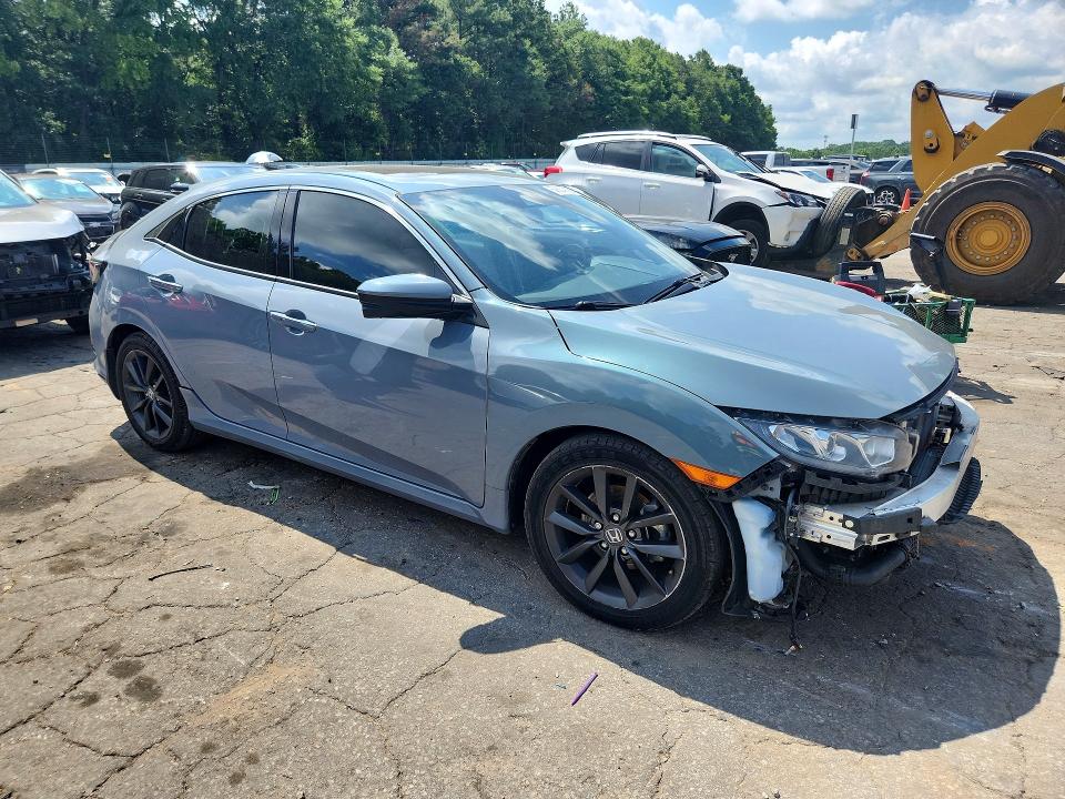 2021 Honda Civic VIN SHHFK7H62MU226648 COPART salvage auction — FRONT END, GA - CERT OF TITLE-SALVAGE (P), sold $7,300 on 2026-07-31 (photo 4)