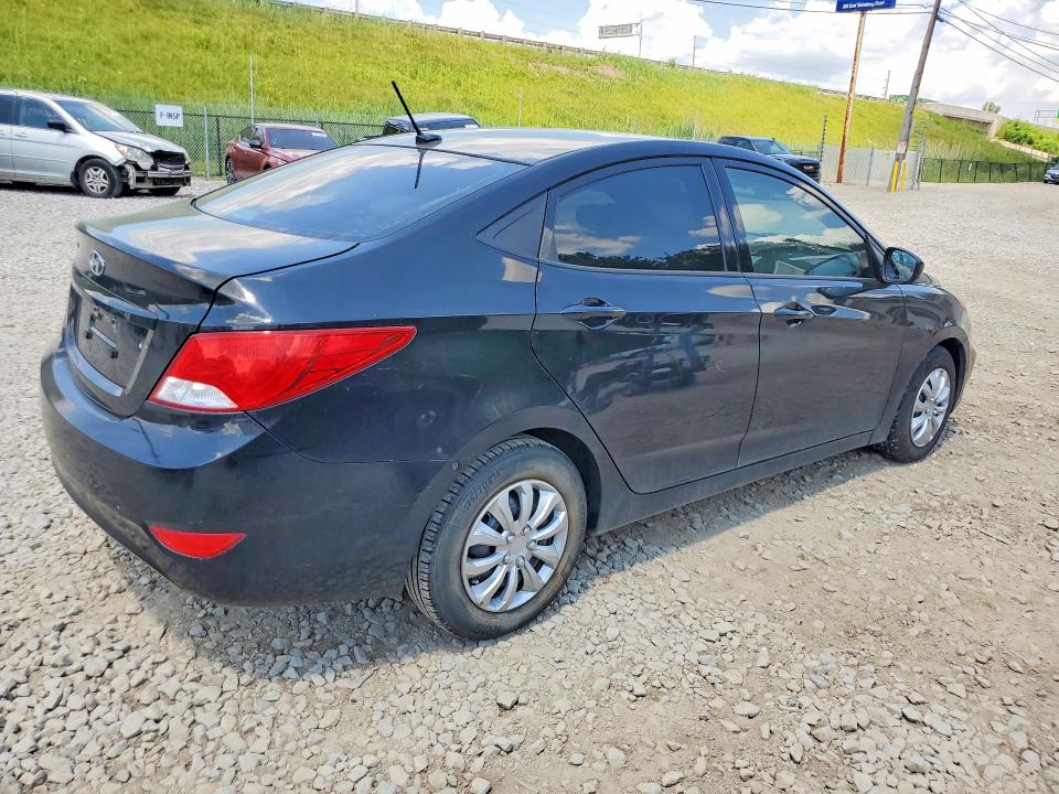 2017 Hyundai Accent VIN KMHCT4AE8HU352345 COPART salvage auction — MECHANICAL, Oh - Certificate Of Title, sold $500 on 2026-07-29 (photo 3)