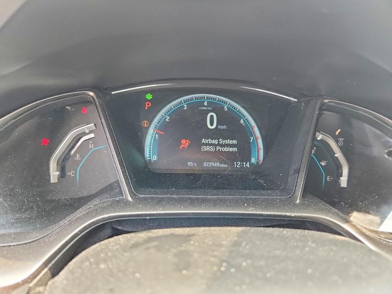 2018 Honda Civic VIN SHHFK7H88JU216252 COPART salvage auction — FRONT END, Va - Cert Of Title - Salvage, sold $200 on 2026-07-29 (photo 9)