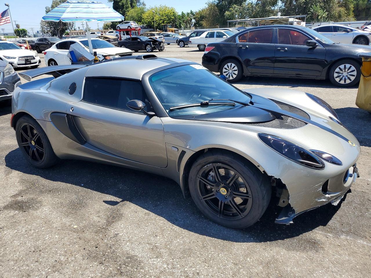2007 Lotus Exige VIN SCCVC11107HL80753 COPART salvage auction — Front End, CA - SALVAGE CERTIFICATE, sold $41,250 on 2026-08-07 (photo 4)