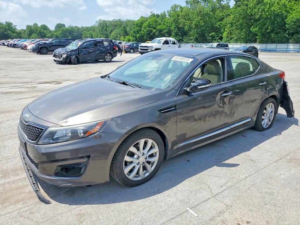 2015 Kia Optima VIN 5XXGN4A77FG399550 COPART salvage auction — REAR END, Pa - Certificate Of Salvage, sold $825 on 2026-07-16 (photo 1)