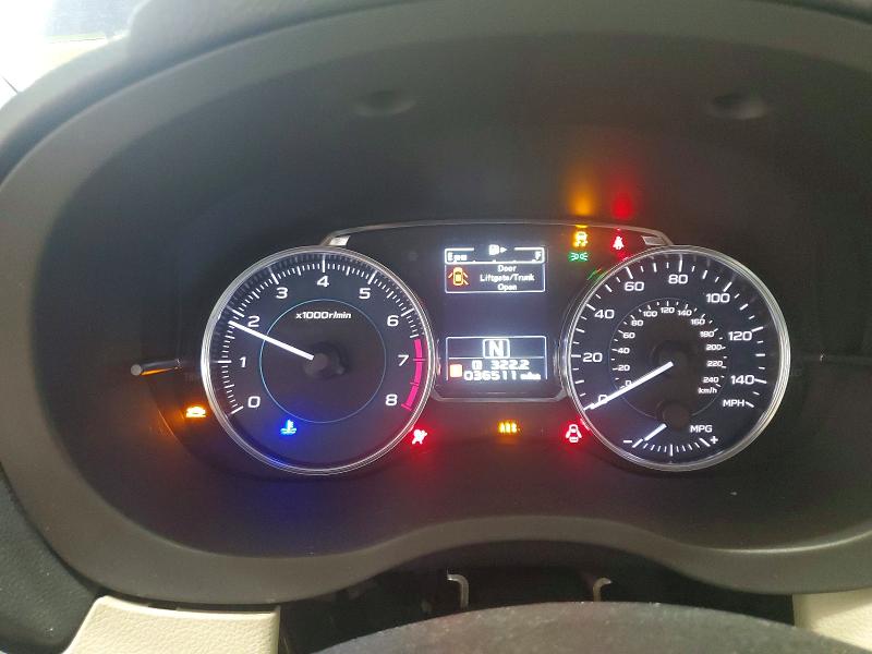 2015 Subaru Impreza VIN JF1GPAV69FH233422 COPART salvage auction — FRONT END, NY - MV-907A SALVAGE CERTIFICATE, sold $550 on 2026-07-20 (photo 9)