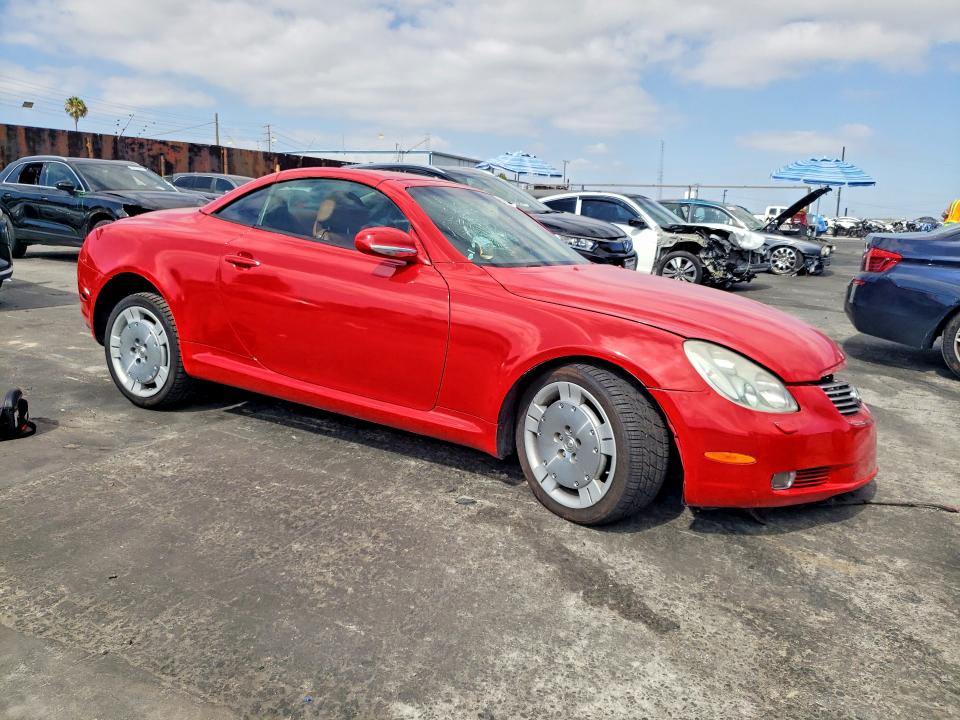 2004 Lexus Sc 430 VIN JTHFN48Y340053664 COPART salvage auction — UNDERCARRIAGE, CA - SALVAGE CERTIFICATE, sold $1,100 on 2026-07-29 (photo 4)