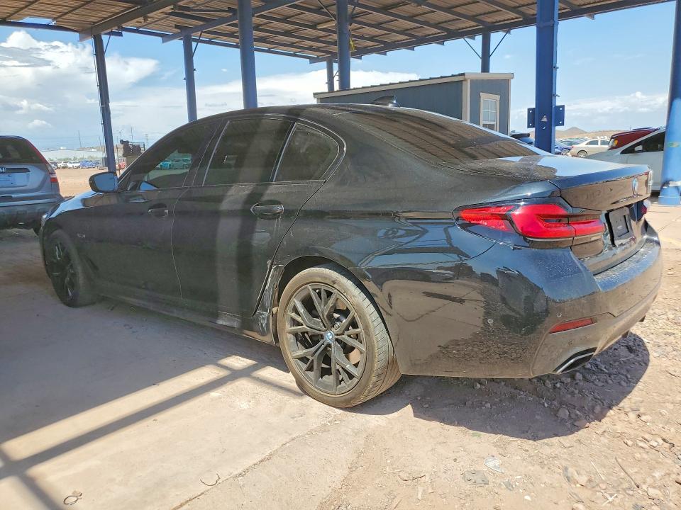 2022 BMW 5er VIN WBA13AG09NCJ28747 COPART salvage auction — SIDE, Az - Cert Of Title - Salvage, sold $21,700 on 2026-08-04 (photo 2)