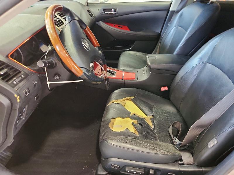 2008 Lexus Es 350 VIN JTHBJ46G182173283 COPART salvage auction — FRONT END, VA - CERT OF TITLE - SALVAGE, sold $225 on 2026-07-24 (photo 7)