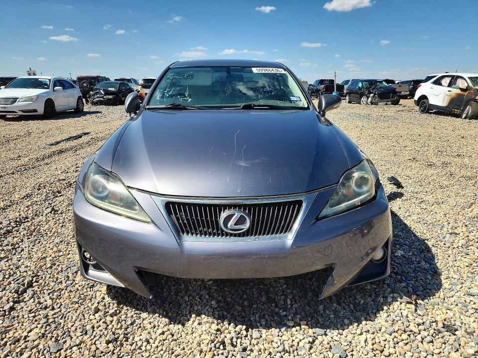 2012 Lexus Is VIN JTHBF5C21C5173694 COPART salvage auction — FRONT END, Tx - Certificate Of Title (P), sold $4,100 on 2026-07-28 (photo 5)