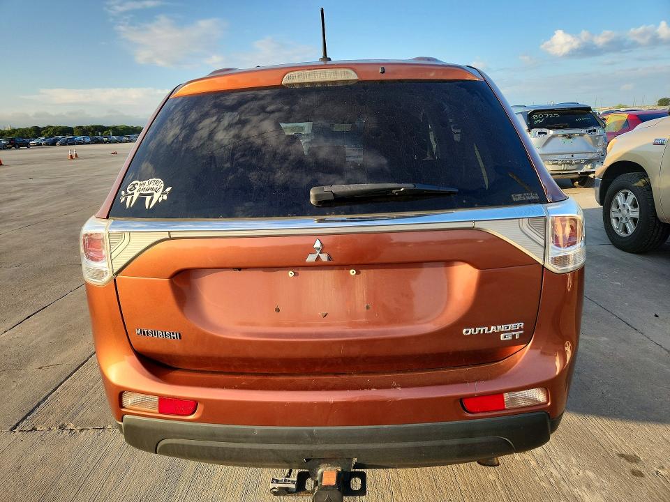 2014 Mitsubishi Outlander VIN JA4JZ4AX8EZ018787 COPART salvage auction — HAIL, Tx - Certificate Of Title, sold $700 on 2026-07-27 (photo 6)
