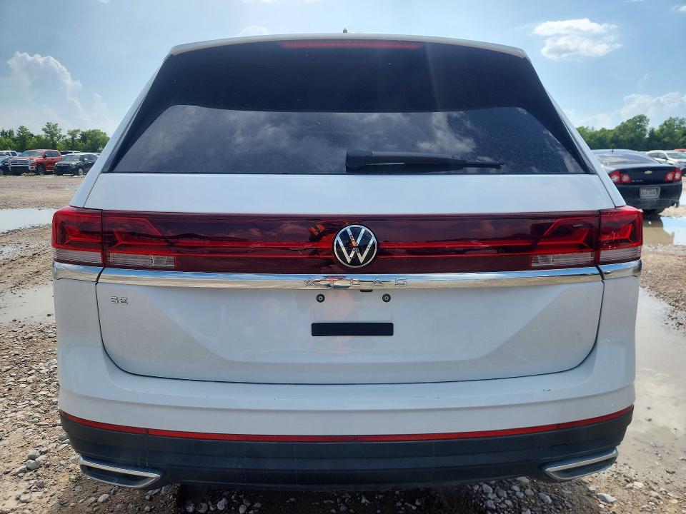 2025 Volkswagen Atlas VIN 1V2DR2CA3SC553376 COPART salvage auction — FRONT END, Tx - Certificate Of Title, sold $13,500 on 2026-07-28 (photo 6)