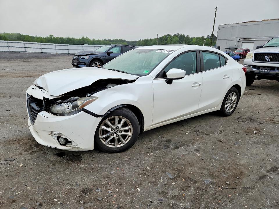 2015 Mazda 3 VIN JM1BM1W7XF1235922 COPART salvage auction — FRONT END, Va - Cert Of Title - Salvage, sold $1,600 on 2026-07-29 (photo 1)