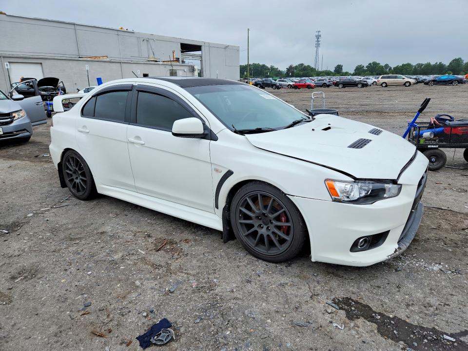2011 Mitsubishi Lancer evolution VIN JA32W8FV3BU046909 COPART salvage auction — FRONT END, VA - CERT OF TITLE - SALVAGE, sold $8,800 on 2026-08-12 (photo 4)