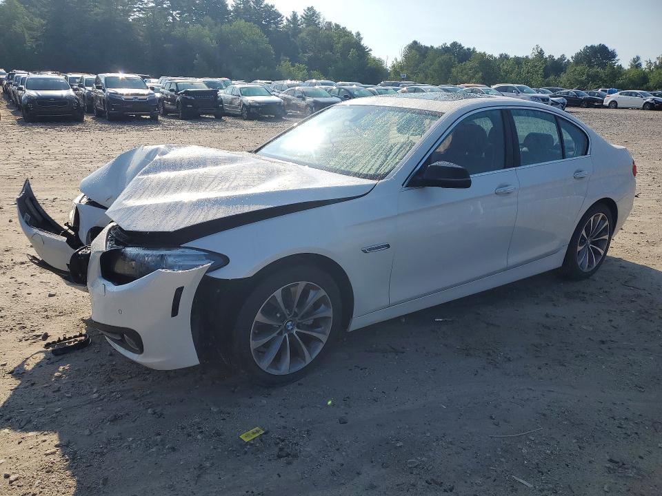 2016 BMW 5er VIN WBA5A7C57GG151676 COPART salvage auction — FRONT END, Ma - Cert Of Title-Reconstrctd Coll, sold $1,750 on 2026-08-20 (photo 1)