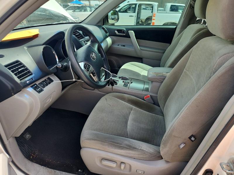 2013 Toyota Highlander VIN 5TDZK3EH5DS119425 COPART salvage auction — FRONT END, Tx - Salvage Vehicle Title, sold $1,750 on 2026-07-23 (photo 7)