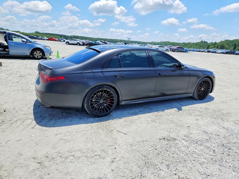 2021 Mercedes-benz S-klasse VIN W1K6G7GB4MA029948 COPART salvage auction — MISSING/ALTERED VIN, Or - Certificate Of Title, sold $37,000 on 2026-07-27 (photo 3)